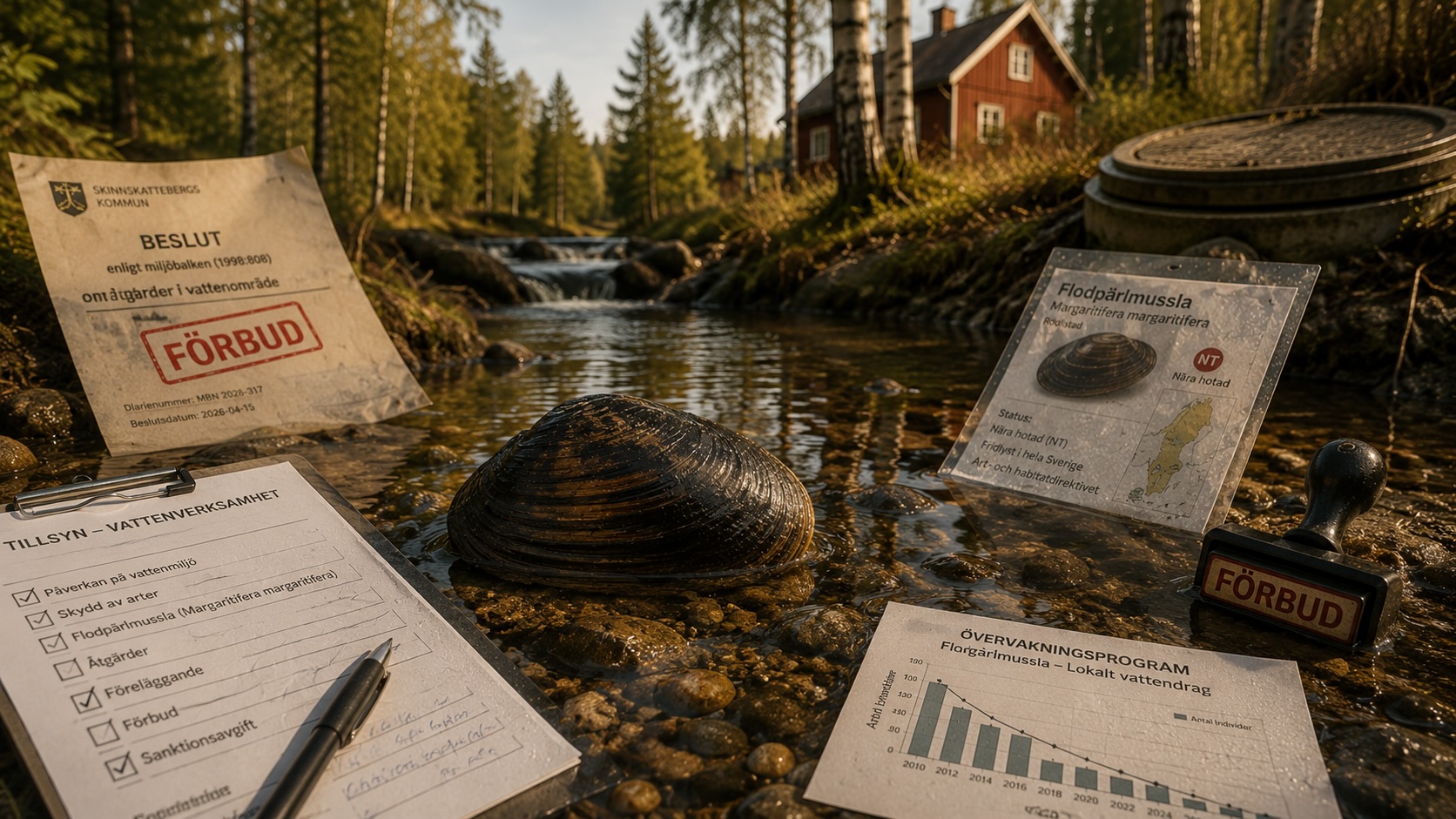 🐚 Flodpärlmusslans Karriär som Kommunalt Slagträ