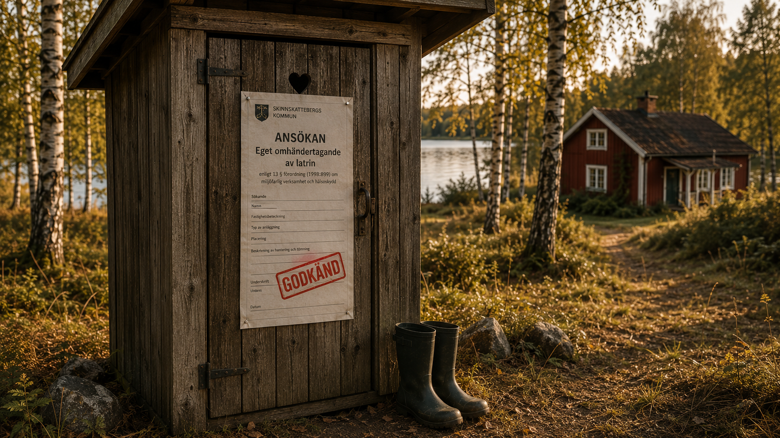 🚽 NYHET: Du behöver tillstånd för att ha dass i Skinnskatteberg